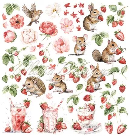 Collection - 12x12 - Strawberry thief - Maja Design