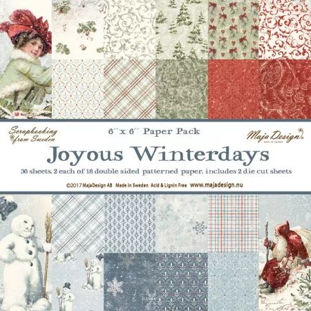 Collection - 6x6 - Joyous Winterdays - Maja Design