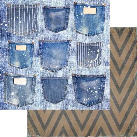 Collection - Shades of denim - jean et chevrons