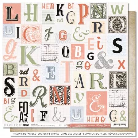 Collection - Vintage Journal  - Les Ateliers de Karine