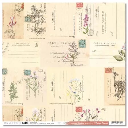 Collection - Vintage Journal  - Les Ateliers de Karine
