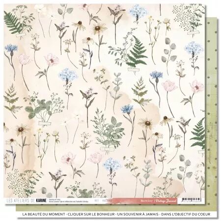 Collection - Vintage Journal  - Les Ateliers de Karine