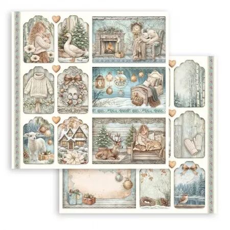 Collection - White Christmas - 20x20 - Stamperia