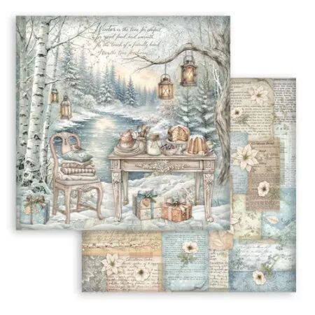 Collection - White Christmas - 20x20 - Stamperia