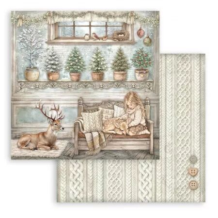 Collection - White Christmas - 20x20 - Stamperia