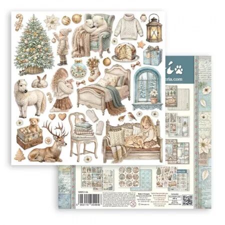 Collection - White Christmas - 20x20 - Stamperia