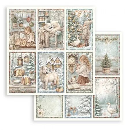 Collection - White Christmas - 20x20 - Stamperia