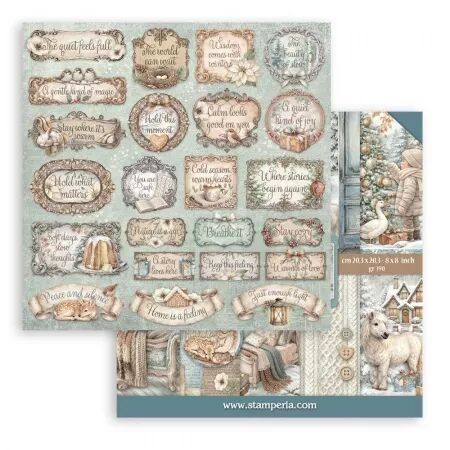 Collection - White Christmas - 20x20 - Stamperia