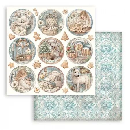 Collection - White Christmas - 20x20 - Stamperia