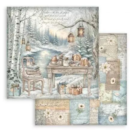 Collection - White Christmas - 20x20 - Stamperia