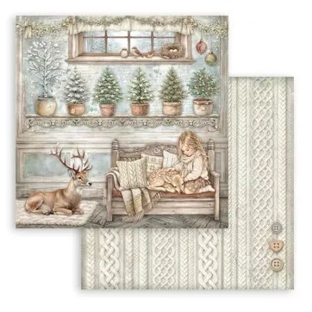 Collection - White Christmas - 20x20 - Stamperia