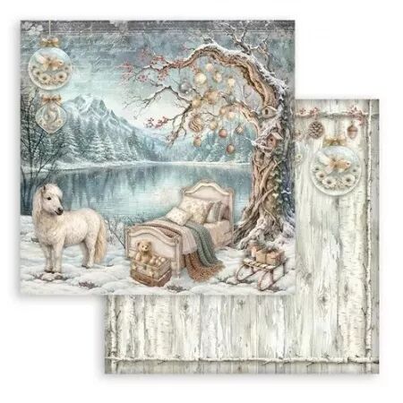 Collection - White Christmas - 20x20 - Stamperia