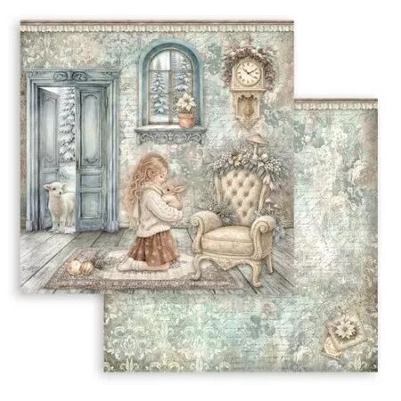 Collection - White Christmas - 20x20 - Stamperia