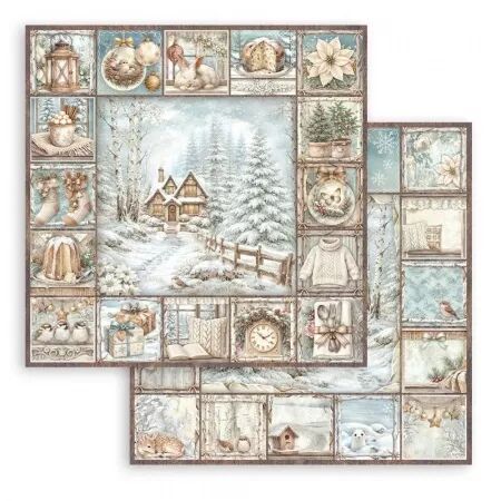 Collection - White Christmas - 20x20 - Stamperia
