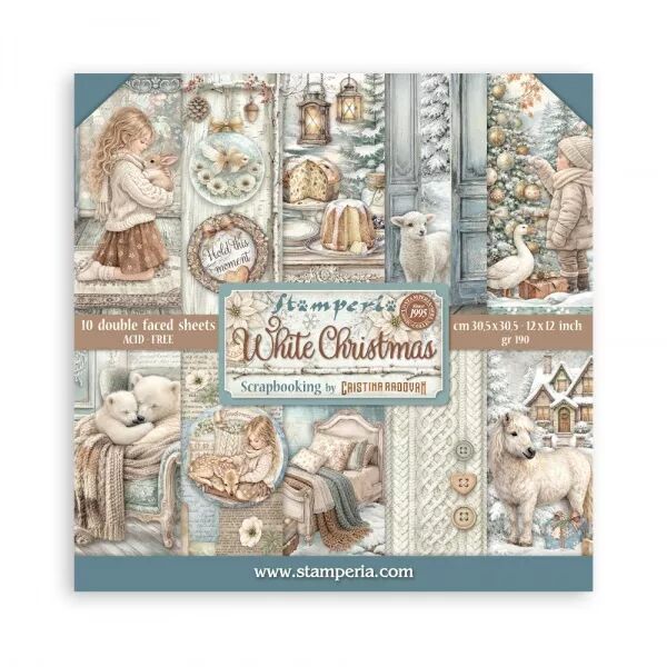 Collection - White Christmas - 30x30 - Stamperia