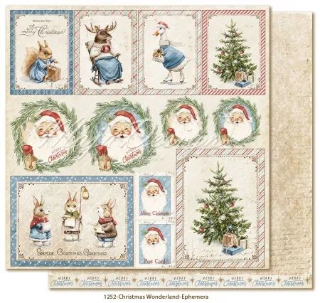Collection 12x12 - Christmas Wonderland - Pays des Merveilles de Noël - Maja Design