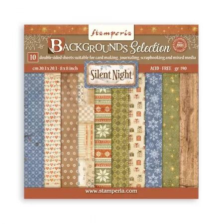 Collection backgrounds - Silent Night - 20x20 - Stamperia