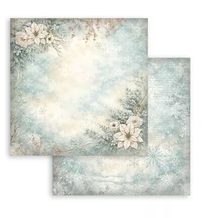 Collection backgrounds - White Christmas - 20x20 - Stamperia