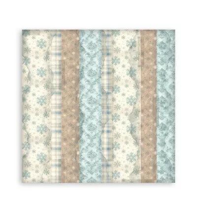 Collection backgrounds - White Christmas - 20x20 - Stamperia