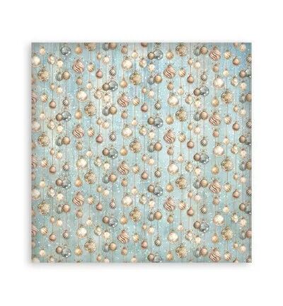 Collection backgrounds - White Christmas - 20x20 - Stamperia