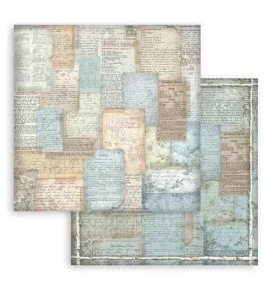 Collection backgrounds - White Christmas - 20x20 - Stamperia