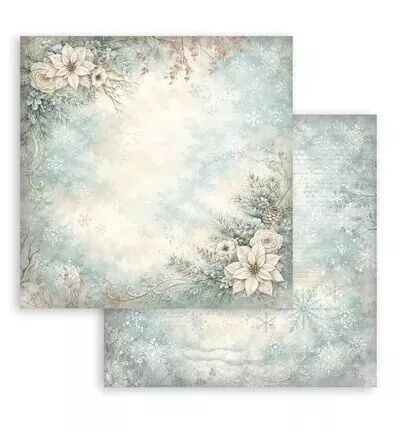 Collection backgrounds - White Christmas - 20x20 - Stamperia
