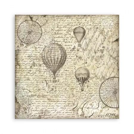 Collection papier - 20x20 cm - Voyages fantastiques - Backgrounds - Stamperia