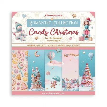 Collection papier - Candy Christmas - 20x20 cm
