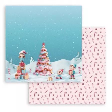 Collection papier - Candy Christmas - 20x20 cm