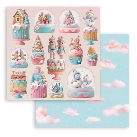 Collection papier - Candy Christmas - 20x20 cm