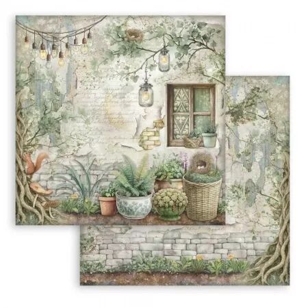 Collection papier - Herbarium Silvae - 20x20 - Stamperia