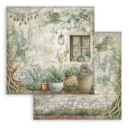 Collection papier - Herbarium Silvae - 20x20 - Stamperia