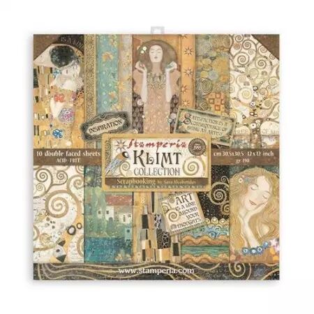 Collection papier - Klimt   30x30 cm