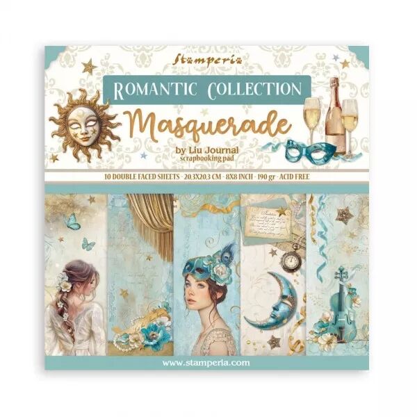 Collection papier - Masquerade - 20x20 cm