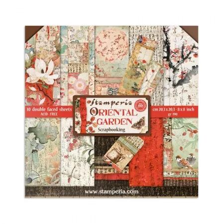 Collection papier - Oriental Garden - 20x20 - Stamperia