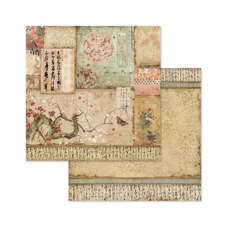 Collection papier - Oriental Garden - 20x20 - Stamperia