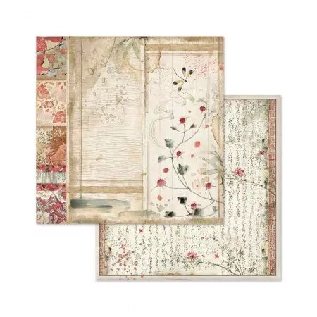 Collection papier - Oriental Garden - 20x20 - Stamperia