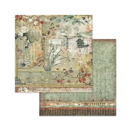 Collection papier - Oriental Garden - 20x20 - Stamperia