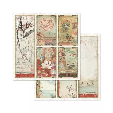 Collection papier - Oriental Garden - 20x20 - Stamperia