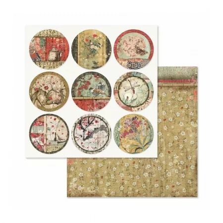 Collection papier - Oriental Garden - 20x20 - Stamperia