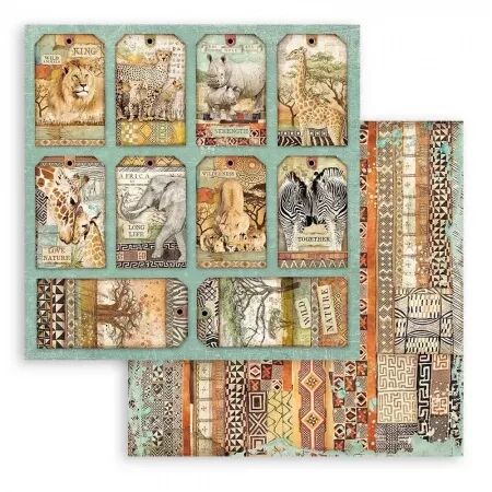 Collection papier - Savana Papier 20x20