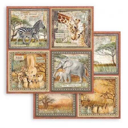 Collection papier - Savana Papier 20x20