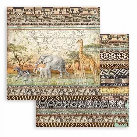 Collection papier - Savana Papier 20x20