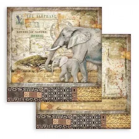 Collection papier - Savana Papier 20x20