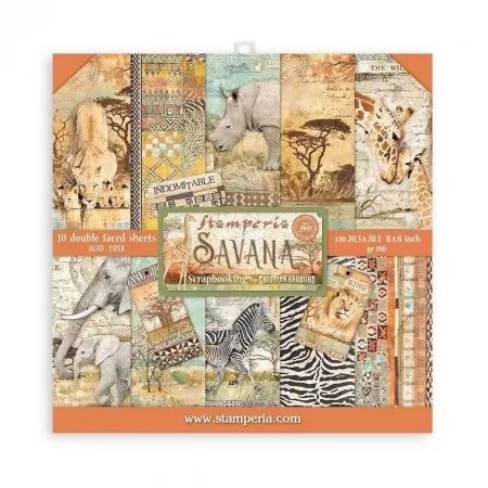 Collection papier - Savana Papier 20x20