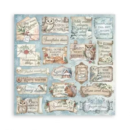 Collection papier - The Owl\'s House - 30x30 - Stamperia