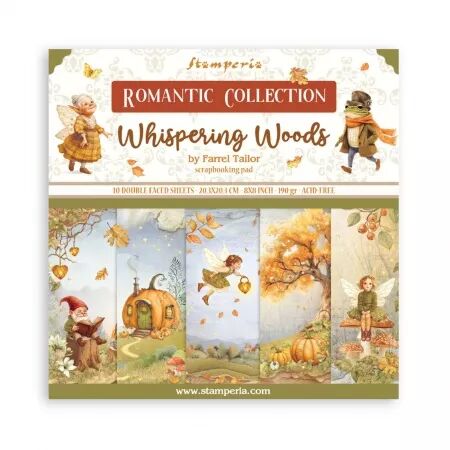 Collection papier - Whispering Woods - 20x20 - Stamperia
