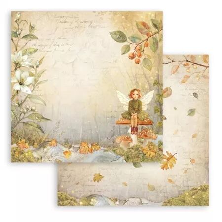 Collection papier - Whispering Woods - 20x20 - Stamperia