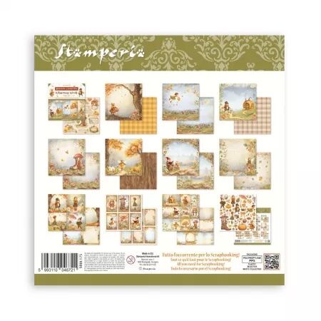 Collection papier - Whispering Woods - 30x30 - Stamperia