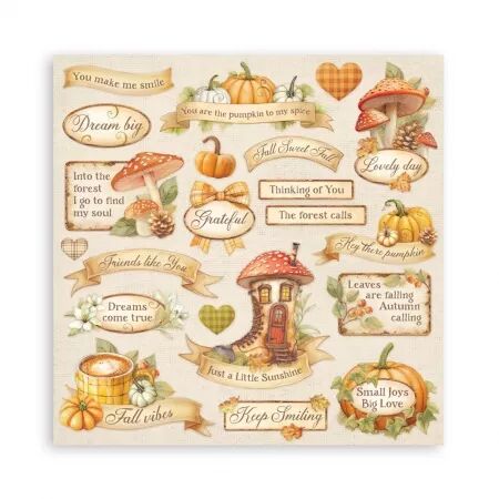 Collection papier - Whispering Woods - 30x30 - Stamperia